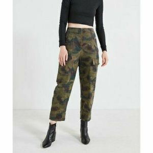 Urban Outfitters Casey Camo Cargo Loose Cut Pants